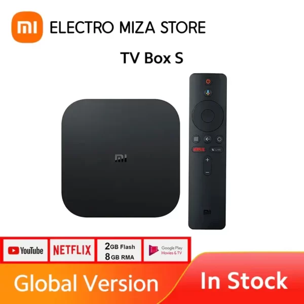 جهاز Xiaomi Mi Box S 4K يدعم دقة 4k إصدار أندرويد 9 رسمي